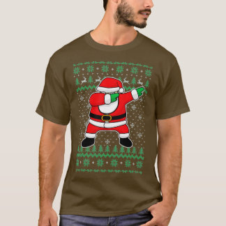 T-shirt Dabbing Père Noël Fêtes de Noël Dab