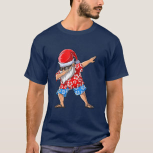 T-shirt Dabbing Père Noël Noël En Juillet Drôle Hommes Tro