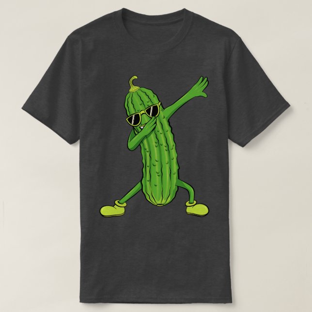 T-shirt Dabbing Pickle Dancing Cuber amant Drôle Cadeaux (Design devant)
