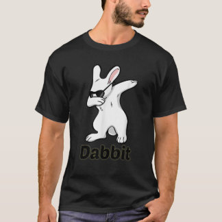 T-shirt Dabbing Rabbit Lapin Dabbit Bunny Dab Funny Tee Ca