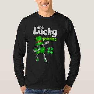 T-shirt Dabbing Shamrock One Lucky Grandma Matching Famil