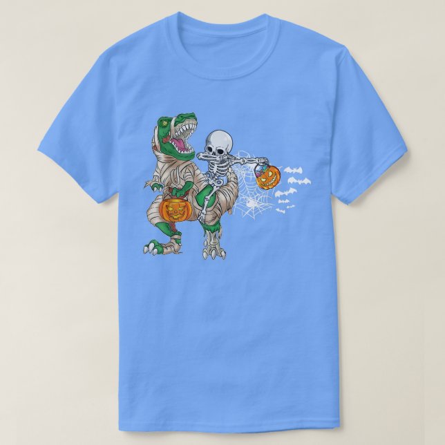 T-shirt Dabbing Skeleton équitation maman Dinosaur T re Ha (Design devant)