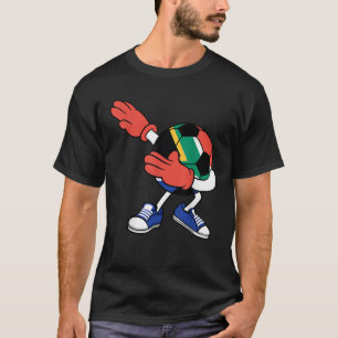 T-shirt Dabbing Soccer Afrique du Sud Jersey Football afri