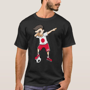 T-shirt Dabbing Soccer Boy Japon Football Fans Jersey Japa