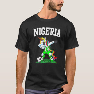 T-shirt Dabbing Soccer Unicorn Nigeria Football Nigeria Ni