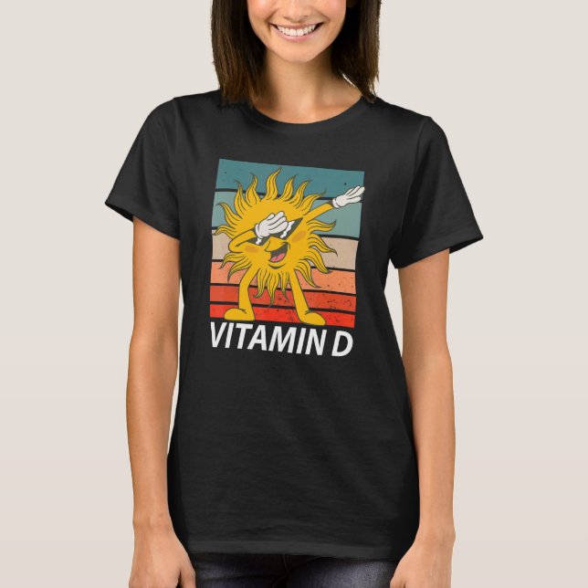 T-shirt Dabbing Sun Vitamine D (Devant)