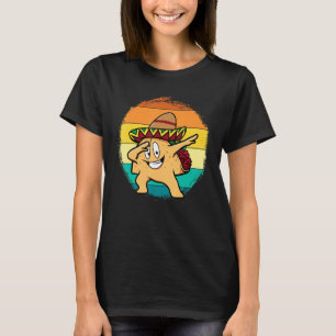 T-shirt Dabbing Taco Drôle Mexicain Pour Hommes Femmes Cin