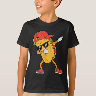 T-shirt Dabbing Tacos Dab Cinco De Mayo Mexicains Garçons