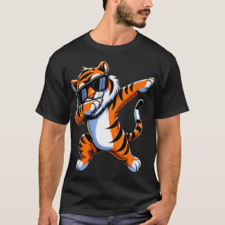 T-shirt Dabbing Tiger Sunglasses Tiger Animal