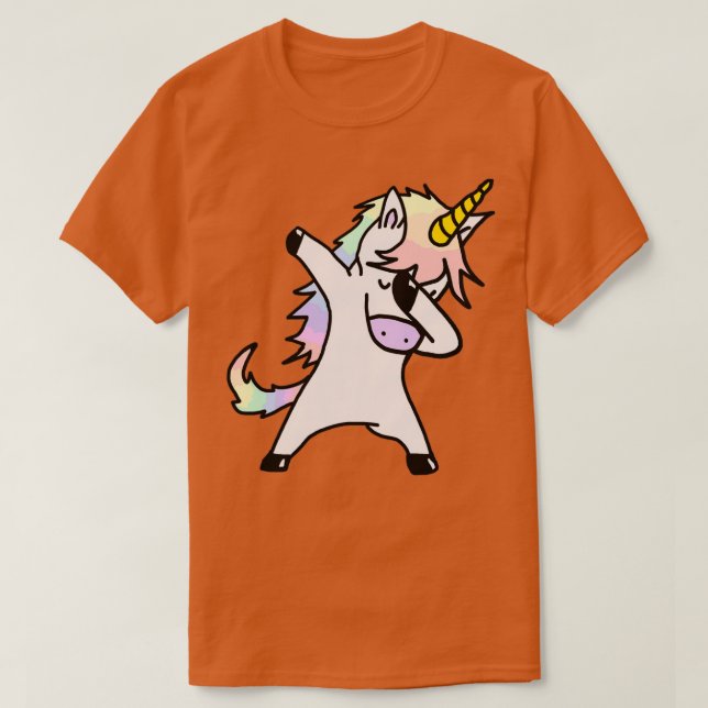 T-shirt Dabbing Unicorn 3 (Design devant)
