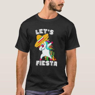 T-shirt Dabbing Unicorn Cinco De Mayo Funny Cinco De Mayo