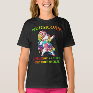 T-shirt Dabbing Unicorn Nursicorn Funny Nurse