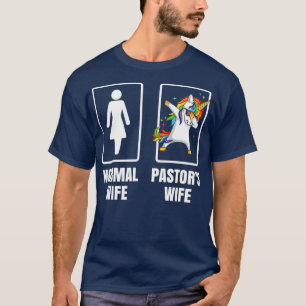 T-shirt Dabbing Unicorn Pasteurs Femme Eglise Première dam