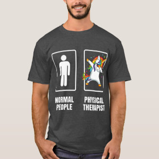 T-shirt Dabbing Unicorn physiothérapeute PT Therapy