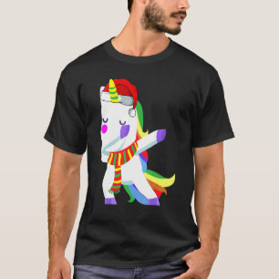 T-shirt Dabbing Unicorn Santa Hat Noël Noël Noël Noël Noël