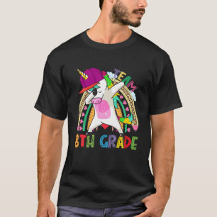 T-shirt Dabbing Unicorn School Of Rock Équipe 8E Année