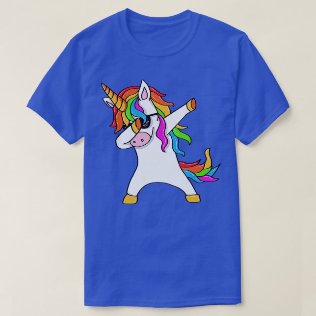 T-shirt Dabbing Unicorn Unicorn Dab Unicorn Don 1 (Design devant)
