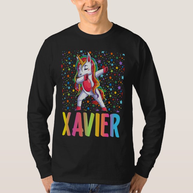 T-shirt Dabbing Unicorn Xavier (Devant)