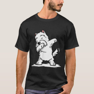 T-shirt Dabbing Westie Funny West Highland White Terrier