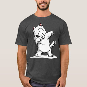 T-shirt Dabbing Westie Funny West Highland White Terrier