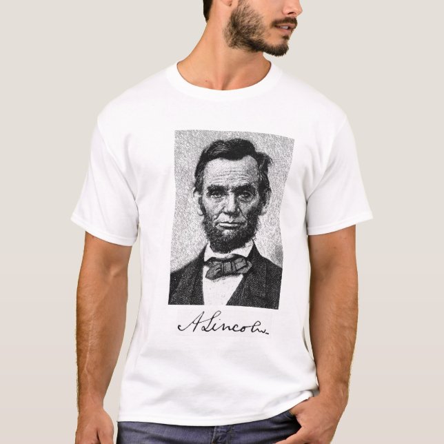 T-shirt d'Abe Lincoln (Devant)