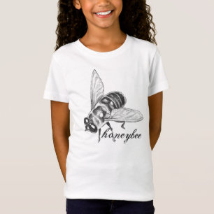 T-shirt d'abeilles Chemise de fille d'abeilles