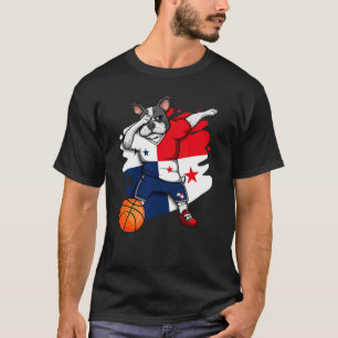 T-shirt Dabing French Bulldog Panama Basketball Fan Jerse