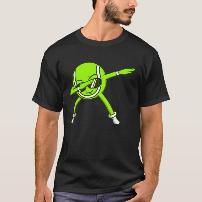 T-shirt Dabing Tennis Ball Sports Lover Lecteur Entraîneur (Devant)