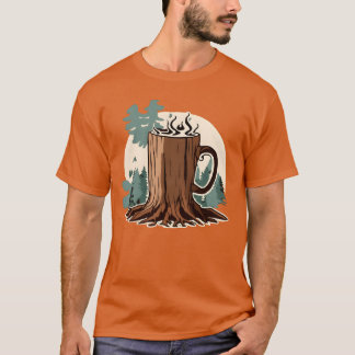 T-shirt D'abord du café De préférence dans le cadeau de fo