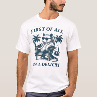 T-SHIRT D'ABORD, JE SUIS RAVI