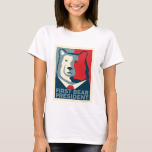 T-shirt D'abord Long Sleeve Shirt d'ours du Président