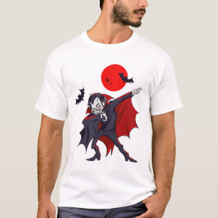 T-shirt Dabula Vampire Comte D'Halloween Dabula Gif
