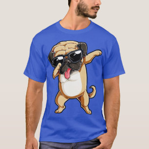 T-shirt Daby Carlin Garcons Filles Dab Dance Chien Chien C