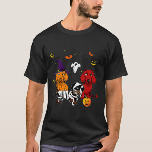 T-shirt Dachshund amusant Costumes d'Halloween Dachshund A