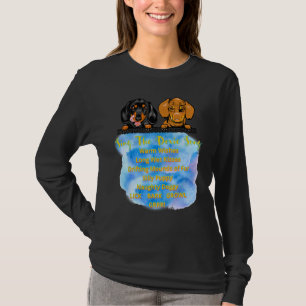 T-shirt Dachshund Animal de compagnie drôle Wiener Chien D