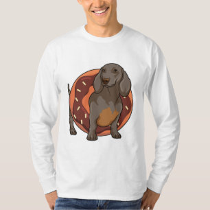 T-shirt Dachshund avec Donut