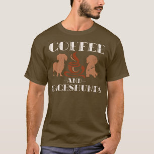 T-shirt Dachshund Barista animal cadeau Wiener Chien