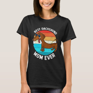T-shirt Dachshund Cadeaux Pour Femmes Dachshund Maman