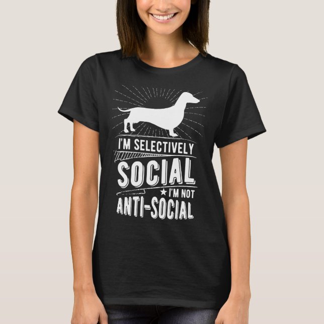 T-shirt Dachshund Chemise Cadeau Maman Papa Enfants (Devant)