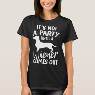 T-shirt Dachshund Chien Daschund Weiner Chien Gif