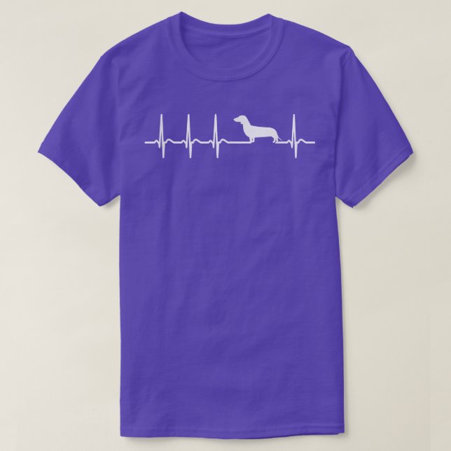 T-shirt Dachshund Coeur mignonne Doux Funny Chien Propriét (Design devant)