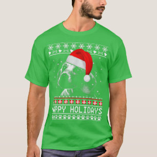 T-shirt Dachshund Cute Happy Holidays Christmas Dog Lover