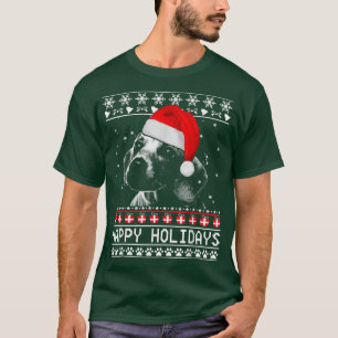 T-shirt Dachshund Cute Joyeux Fêtes Amoureux des chiens de
