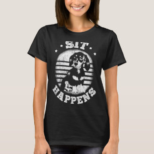 T-shirt Dachshund Dachshund Rough Haired Dachshund Motif F