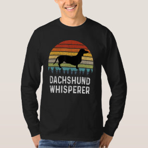 T-shirt Dachshund Dachshund Whisperer Retro Doxie