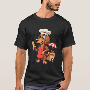 T-shirt Dachshund Drôle De Chien Weenie Saucisse Hotdog Sa