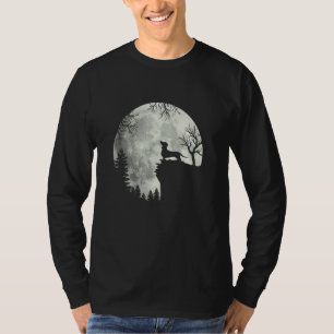 T-shirt Dachshund et Halloween de la Lune
