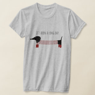 T-shirt Dachshund Fantaisiste Longue Journée