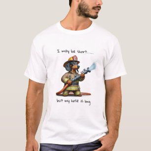 T-shirt Dachshund Fire Fighter
