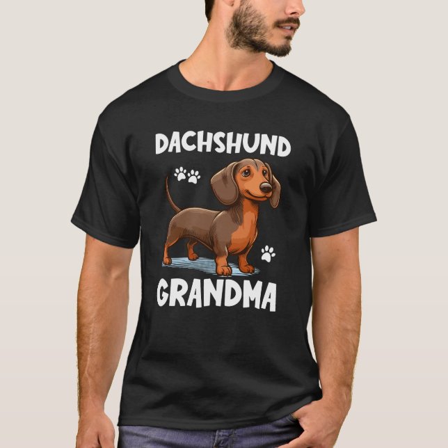 T-shirt Dachshund Grand-mère (Devant)